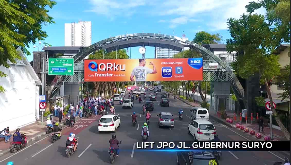 印尼人行天桥市政项目