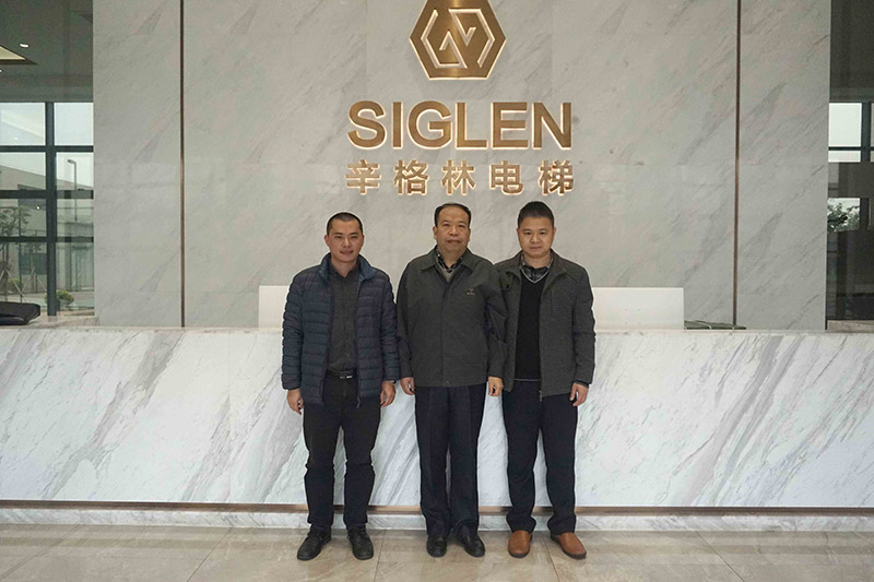 热烈欢迎全国电梯标准化技术委员会秘书长陈凤旺先生莅临辛格林电梯参观考察